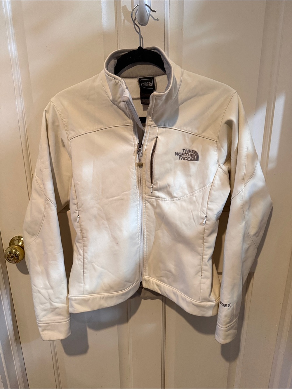 The North Face Women's Cream Softshell Utility Jacket